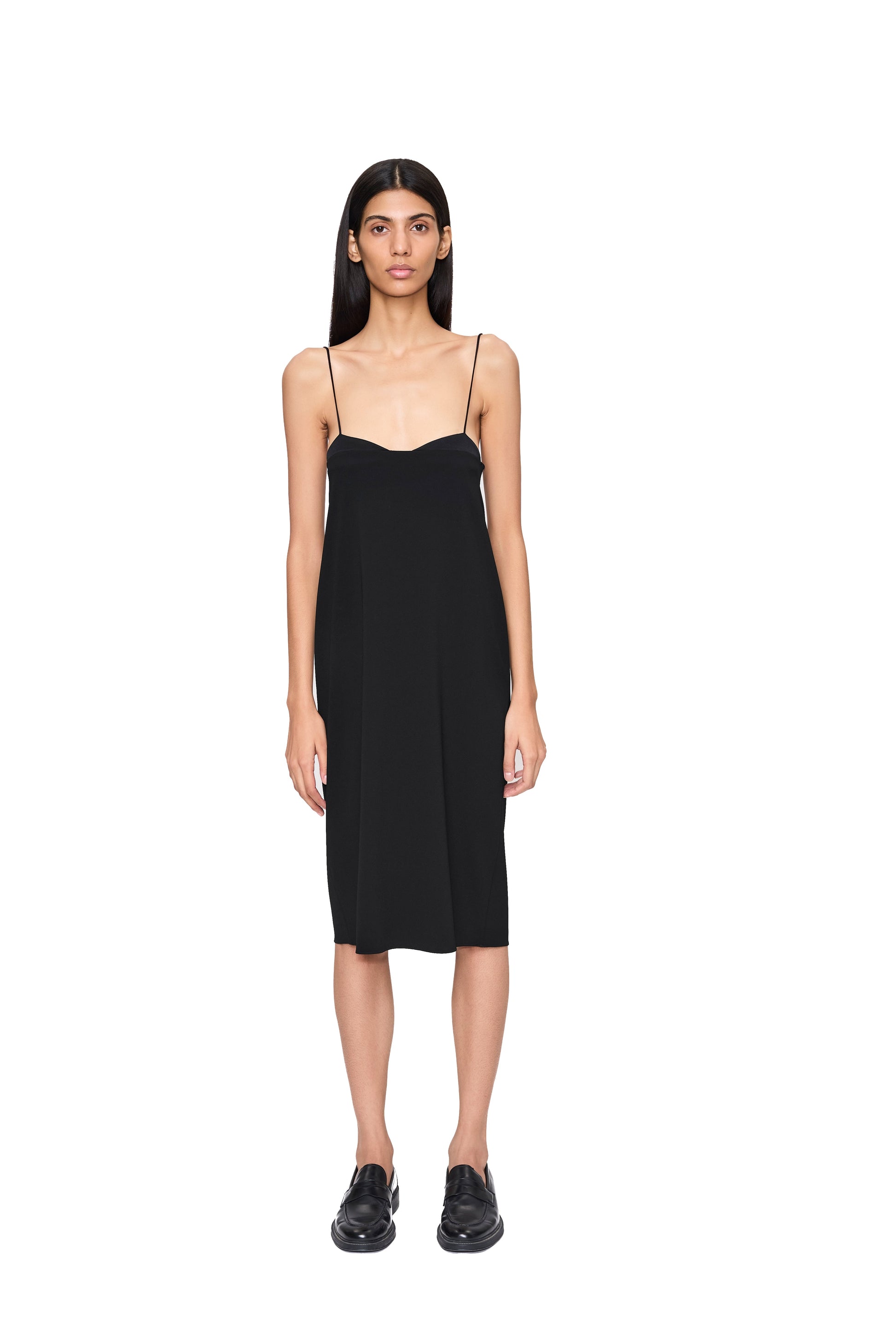 alya black dress Alya Tiered Maxi Dress in Black